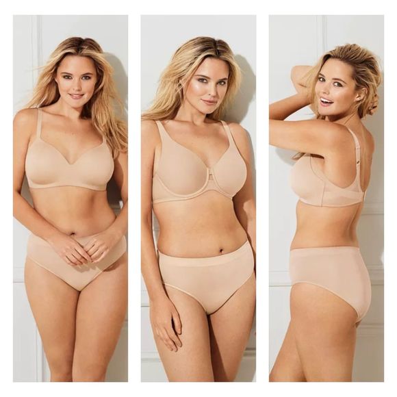 NWOT Bundle of 3 WACOAL B-Smooth Seamless Hi-Cut Panties, Sz S - Picture 1 of 7
